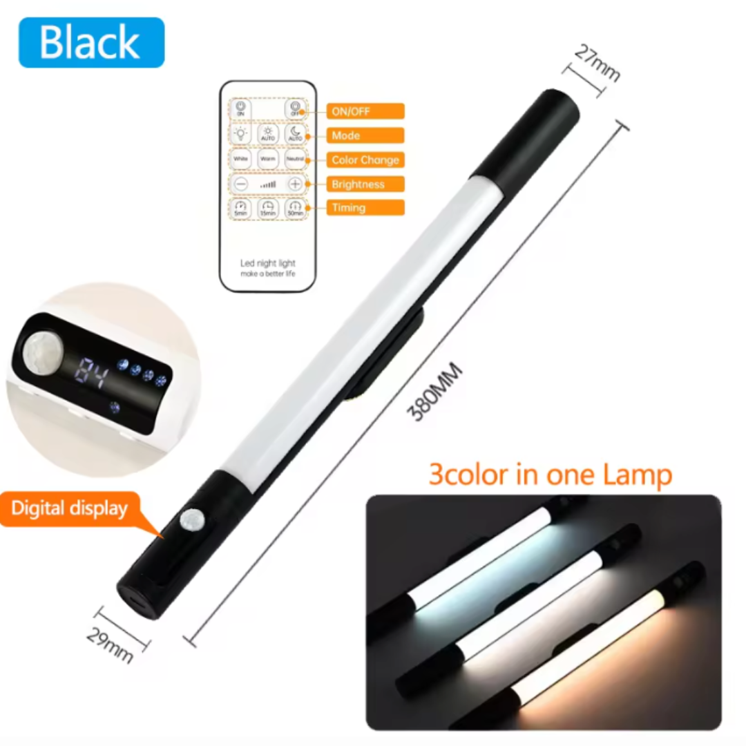 LED lamp with motion detector