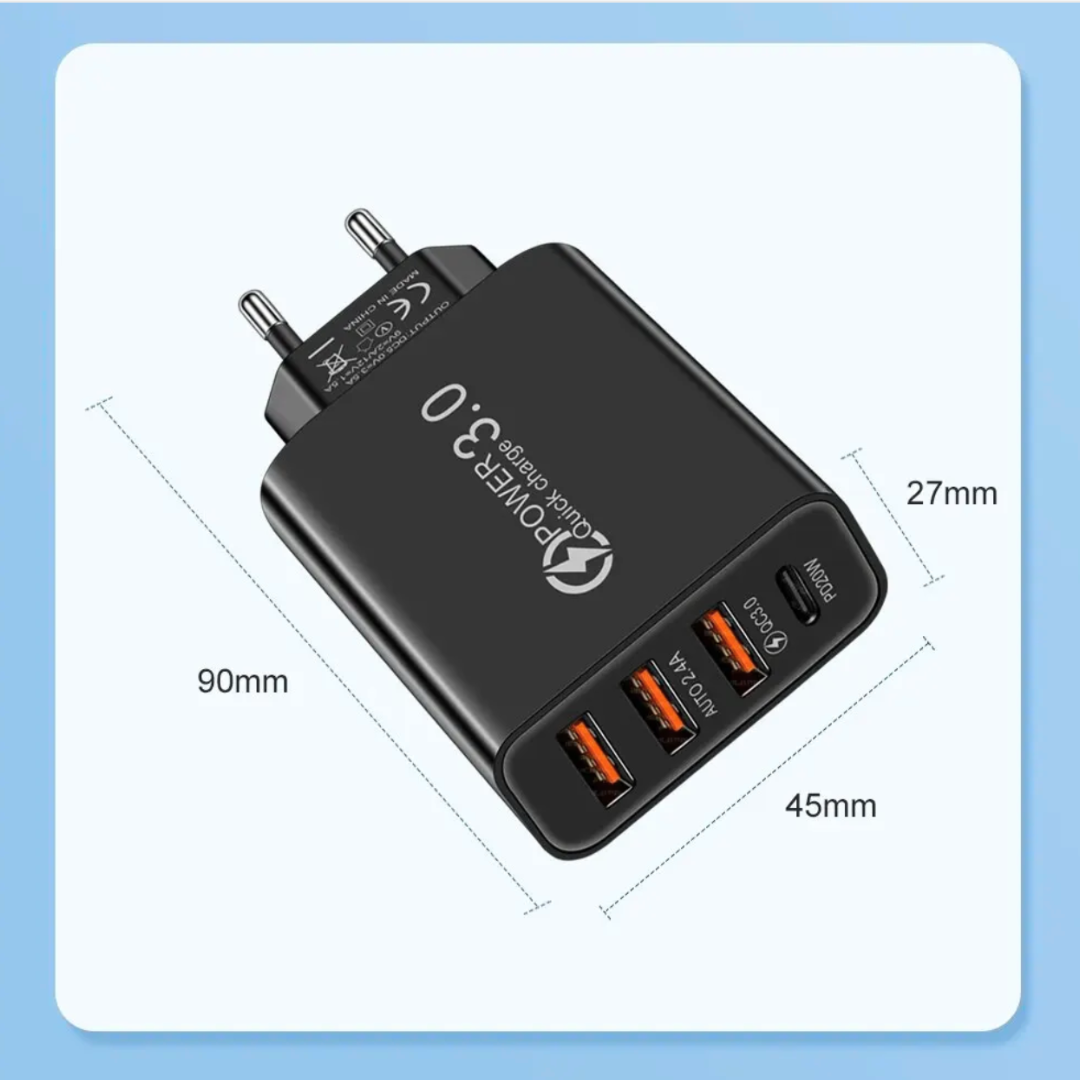 4 in 1 Multiport USB Charger