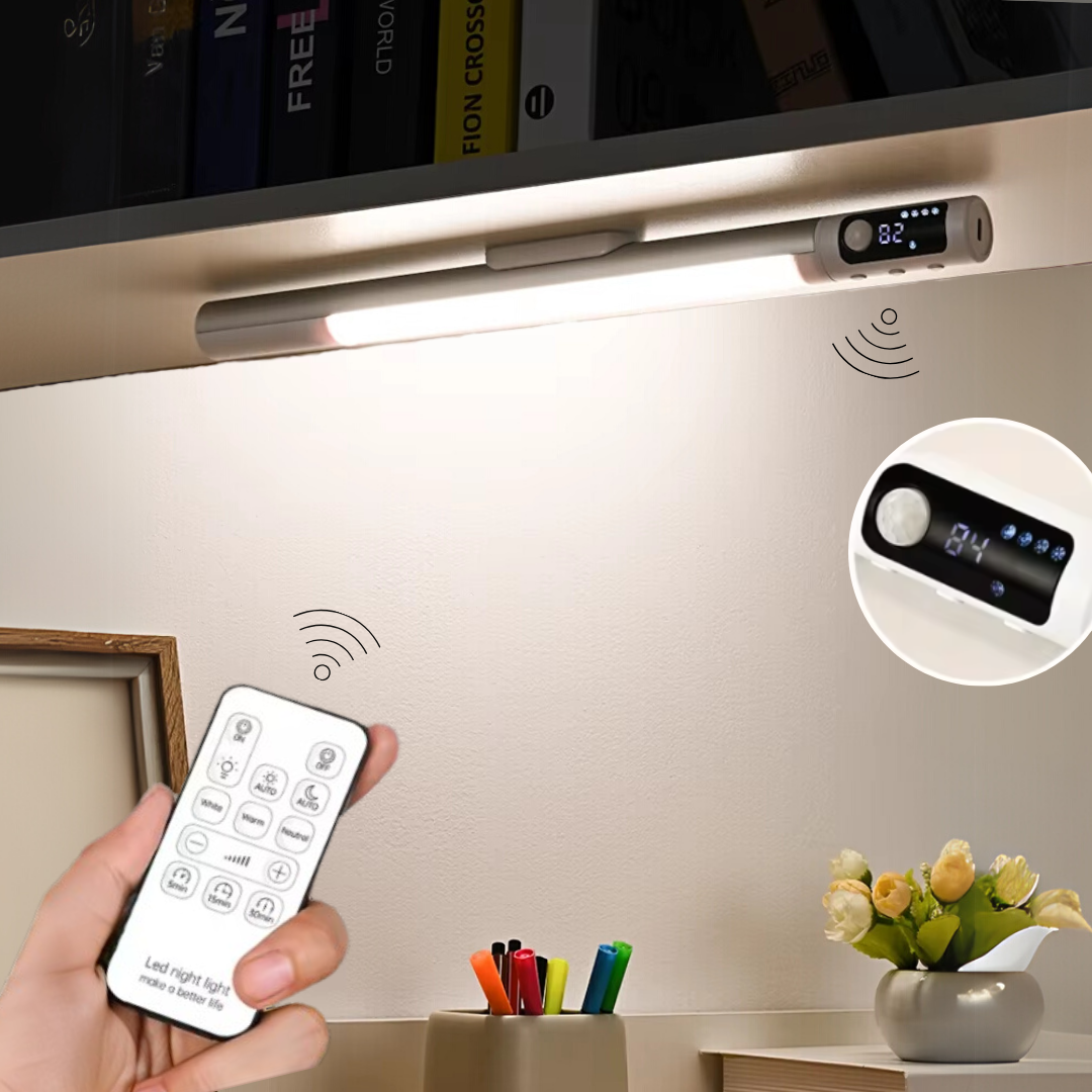 LED lamp with motion detector