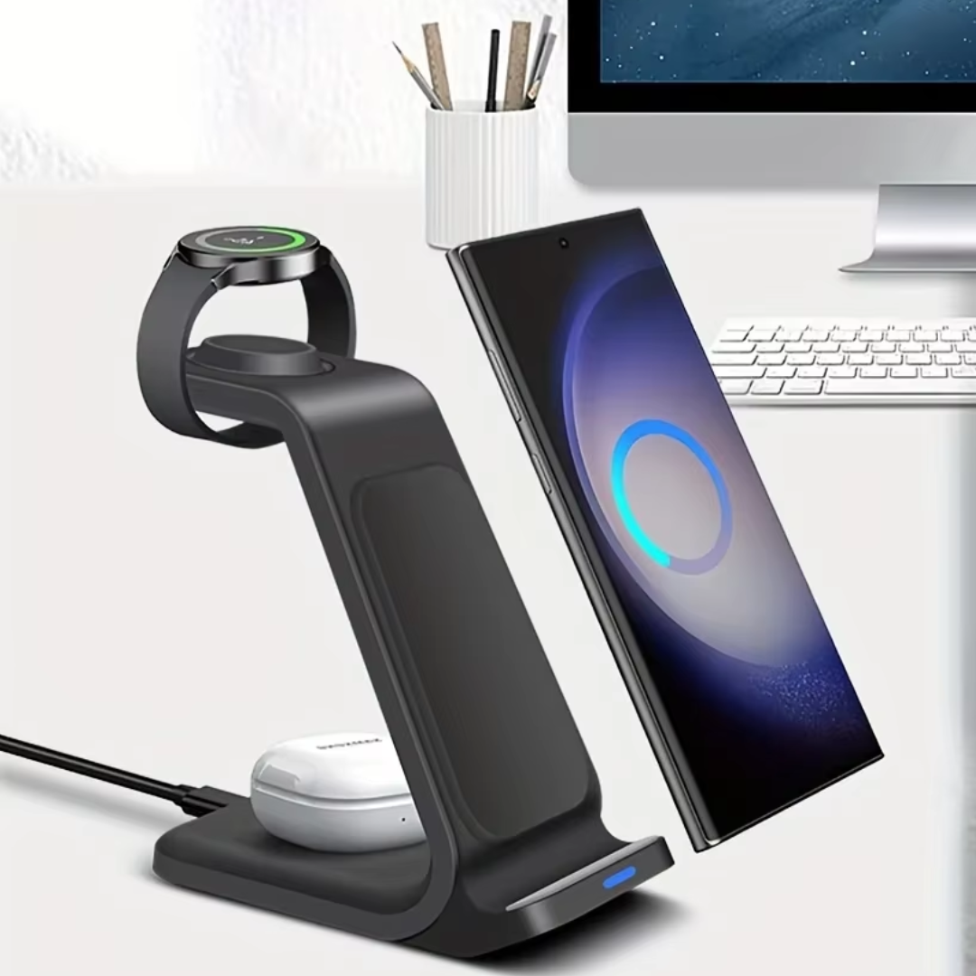 Universal 3-in-1 Wireless Charging Station