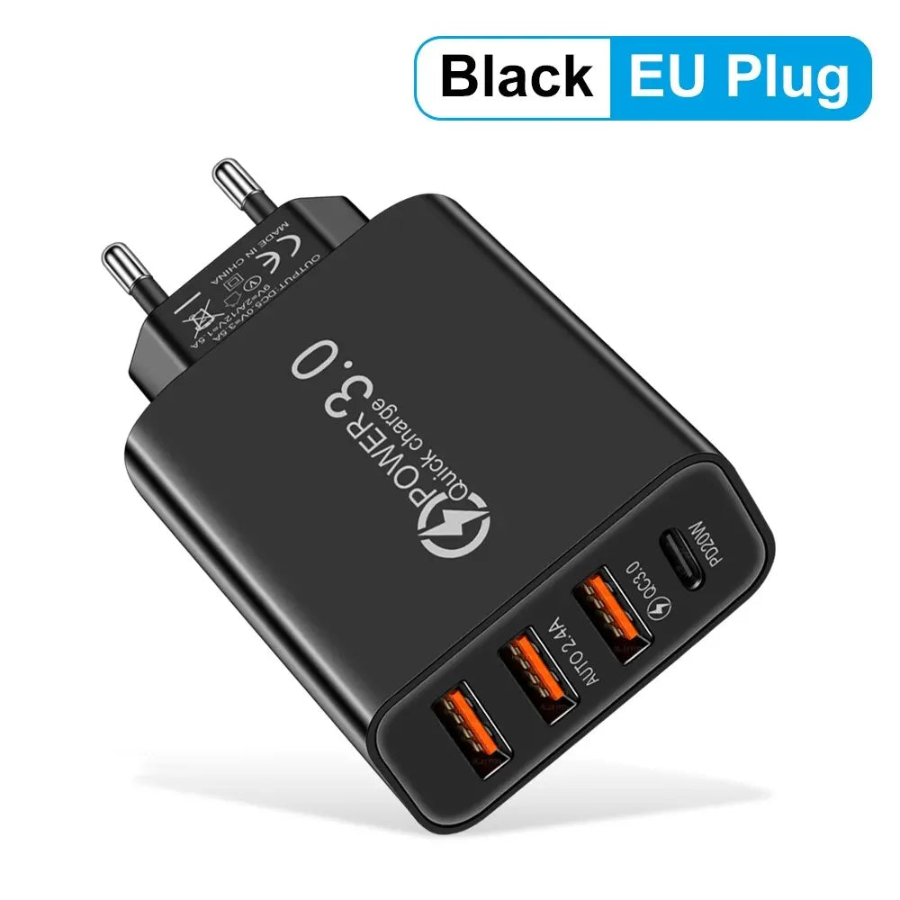 4 in 1 Multiport USB Charger
