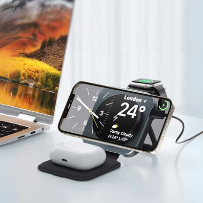 3-in-1 Foldable Wireless Charging Station