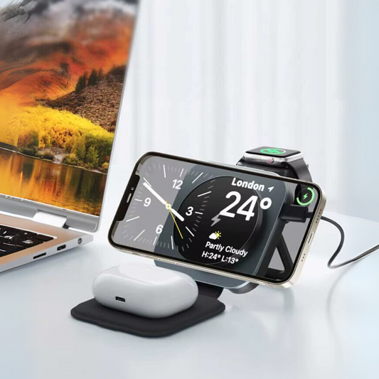 3-in-1 Foldable Wireless Charging Station