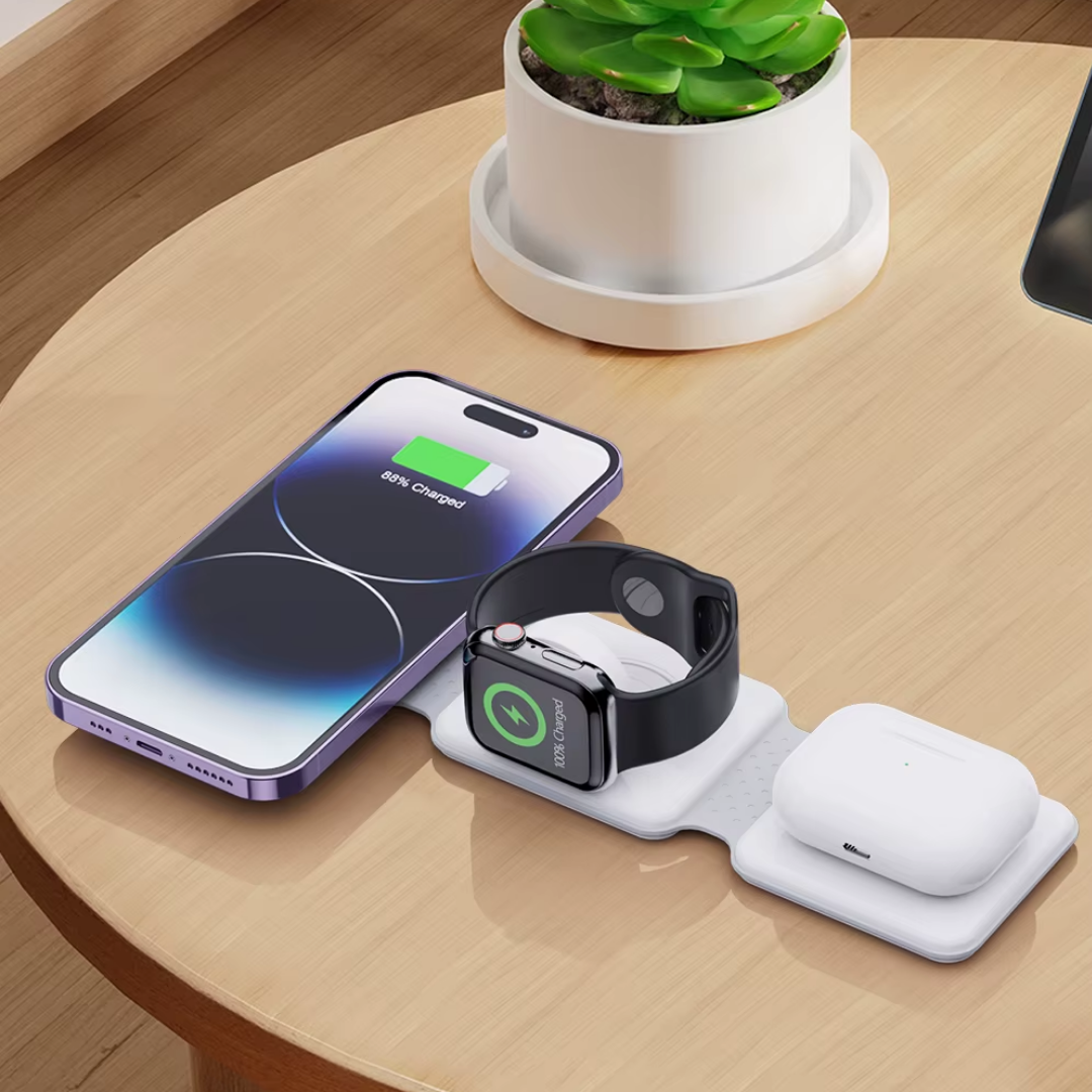 3-in-1 induction charger