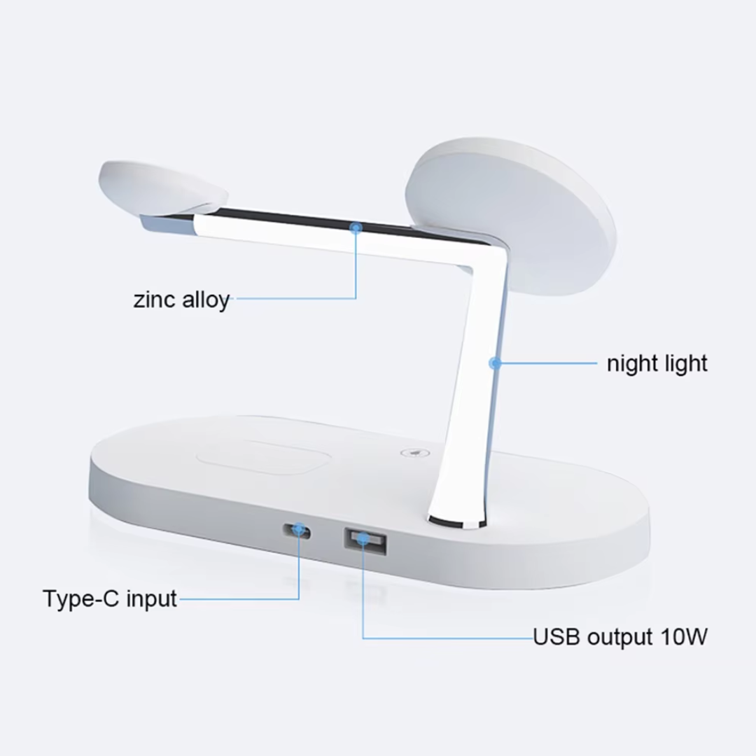 5-in-1 Induction Charger with LED Light