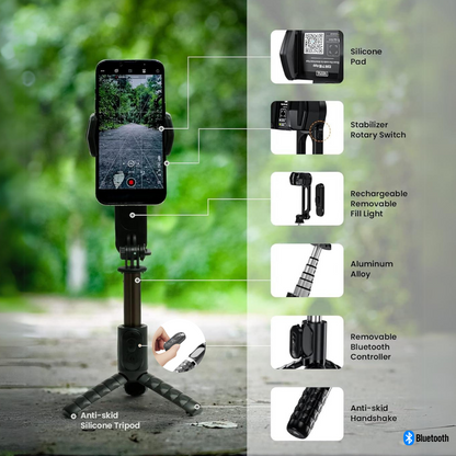 4-in-1 Portable 360° Mini Smart Stabilizer