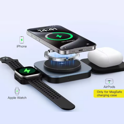 3-in-1 Foldable Wireless Charging Station