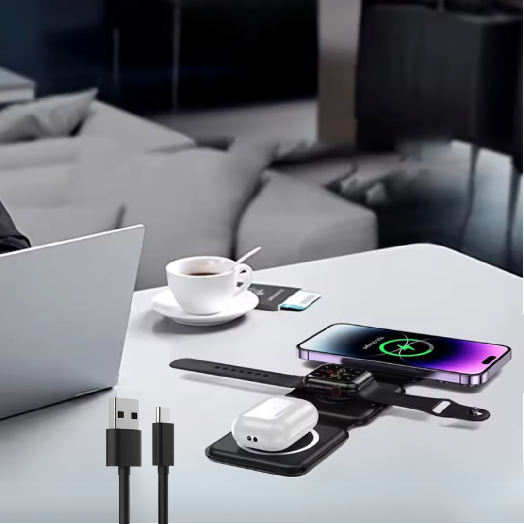 3-in-1 induction charger