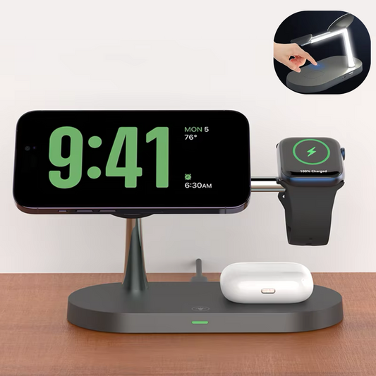 5-in-1 Induction Charger with LED Light