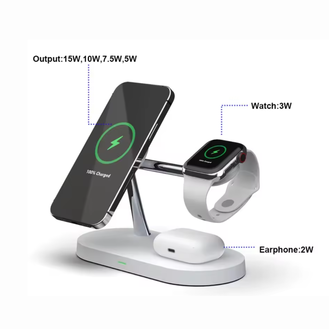 Chargeur Induction 5-en-1 avec Lumière LED