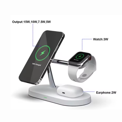 Chargeur Induction 5-en-1 avec Lumière LED